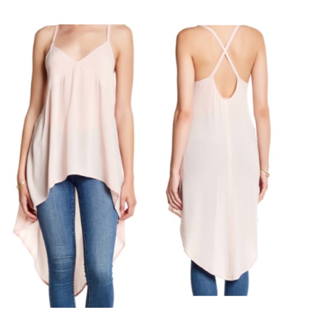 Abound Cross Back High Low Tank Top